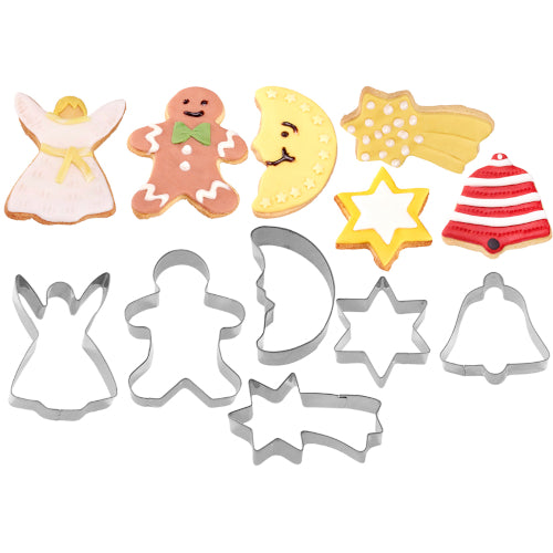 Ibili Set di 7 formine per biscotti natalizi Argento | Bricoinn Ibili Set di 7 formine per biscotti natalizi Argento | Bricoinn