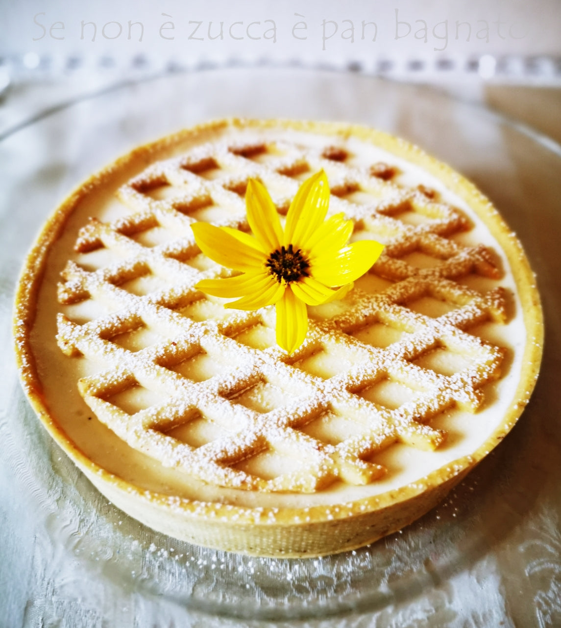 Crostata di Mele e Crema