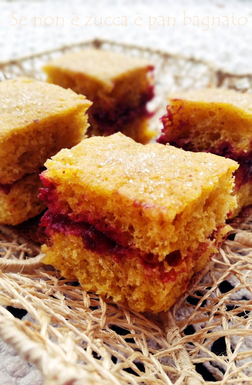 Focaccia dolce alle carote con lievito madre