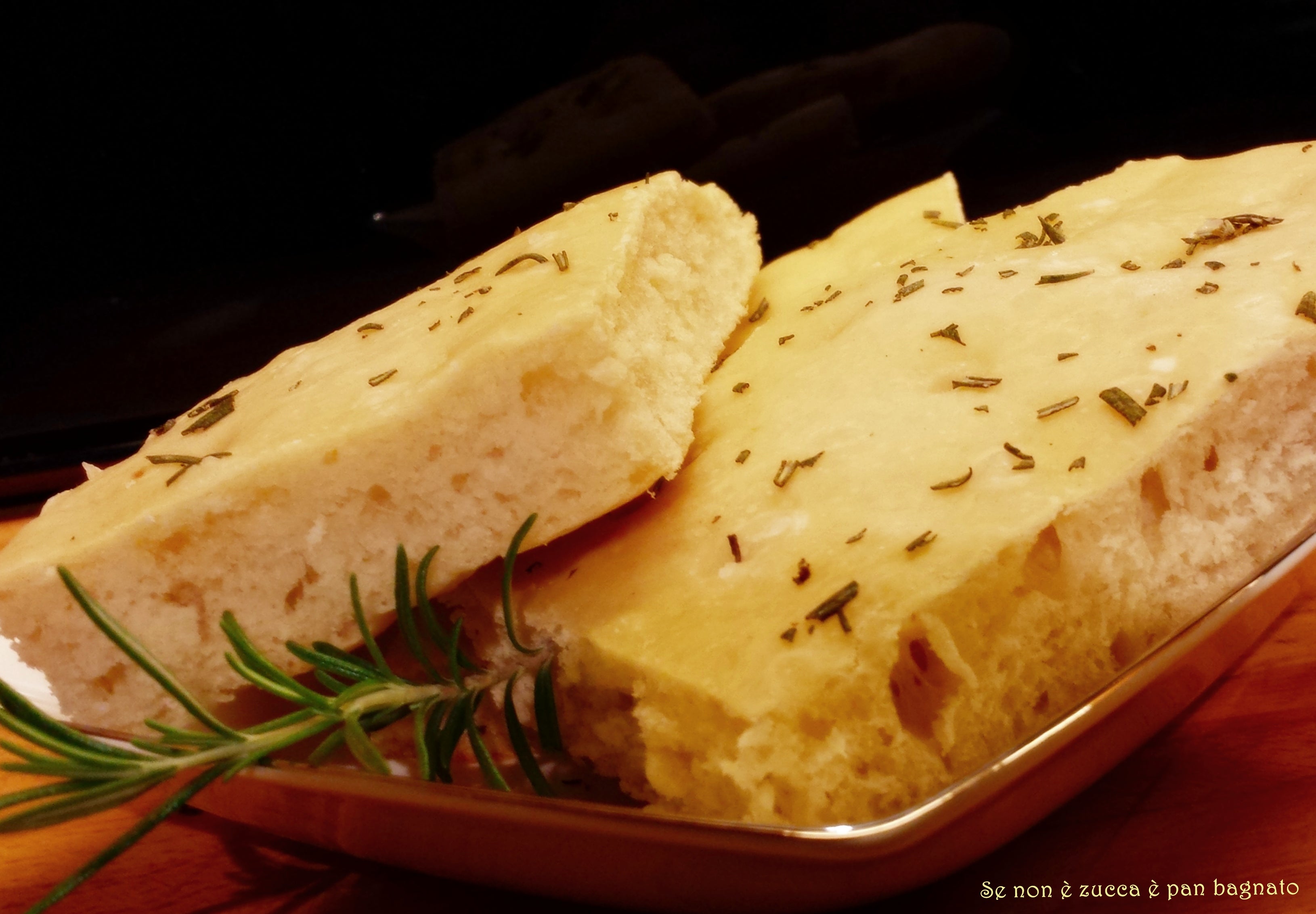 Focaccia genovese con lievito madre