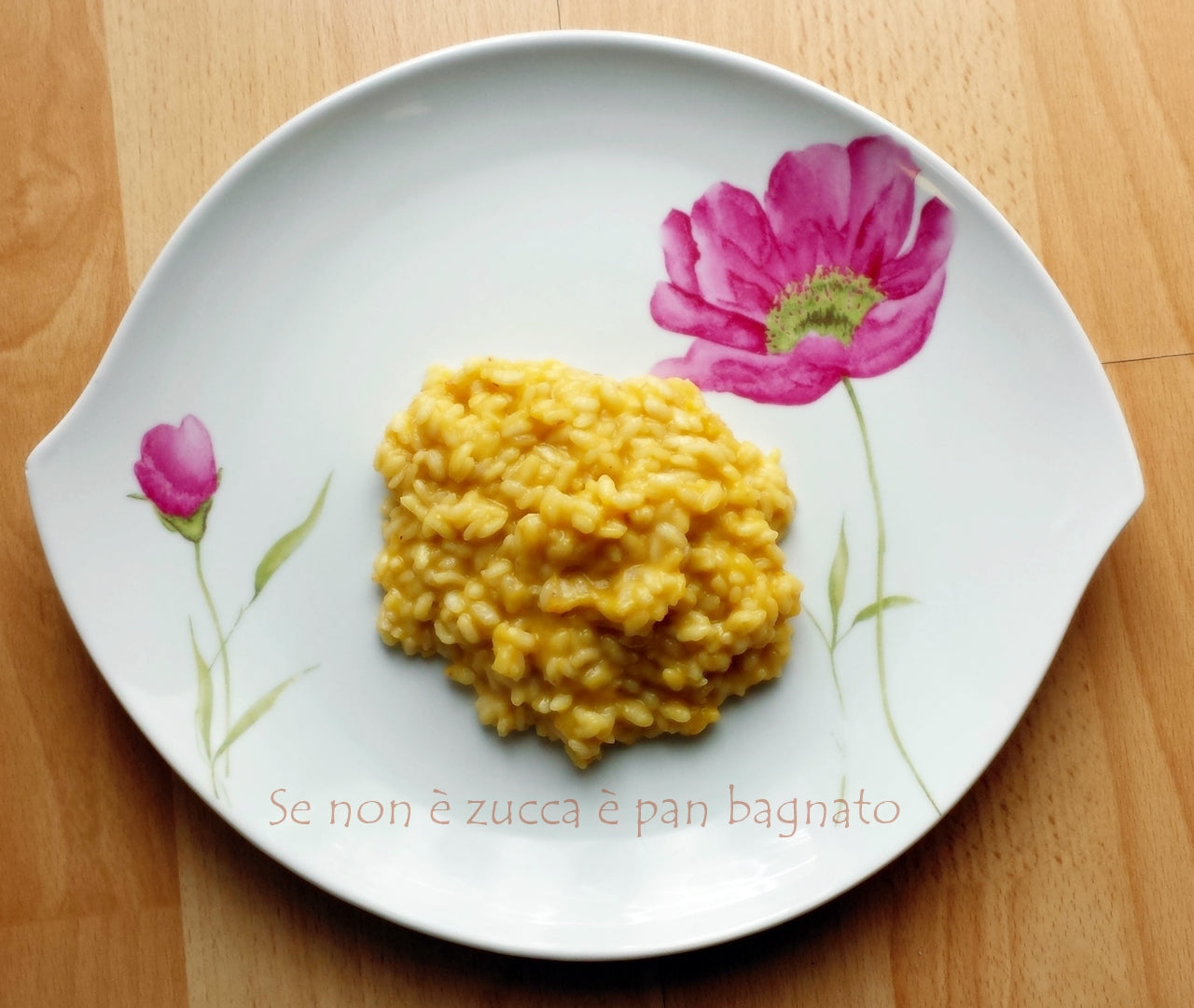 Risotto alla zucca ed amaretti