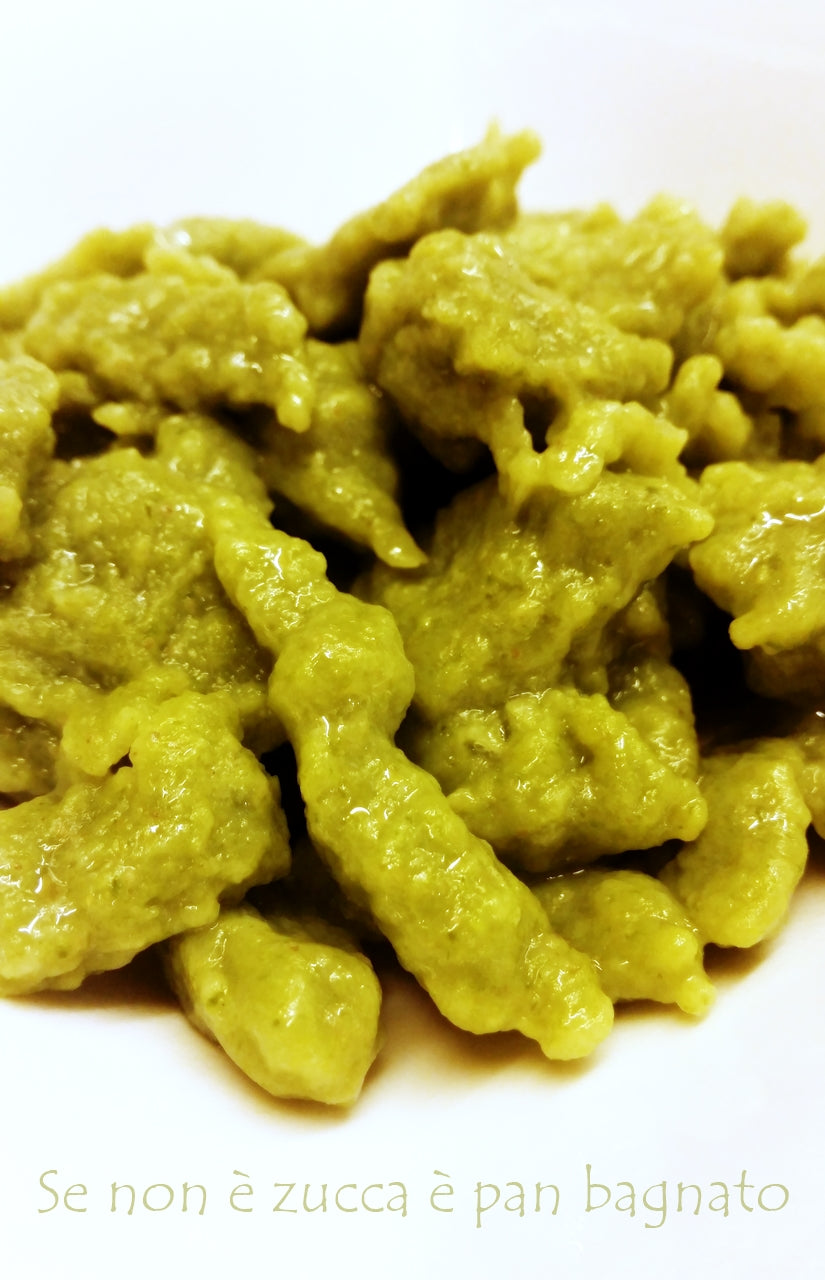 Spaetzle agli spinaci