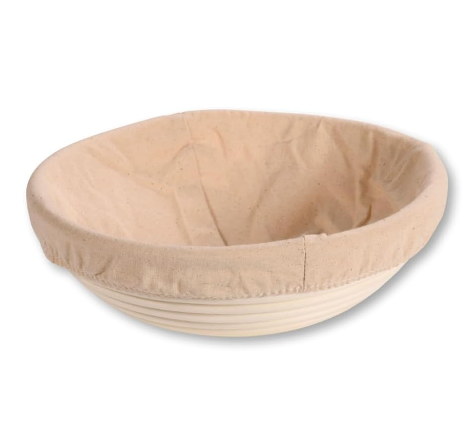 Cestino Lievitazione Rattan Rotondo/Ovale con Fodera