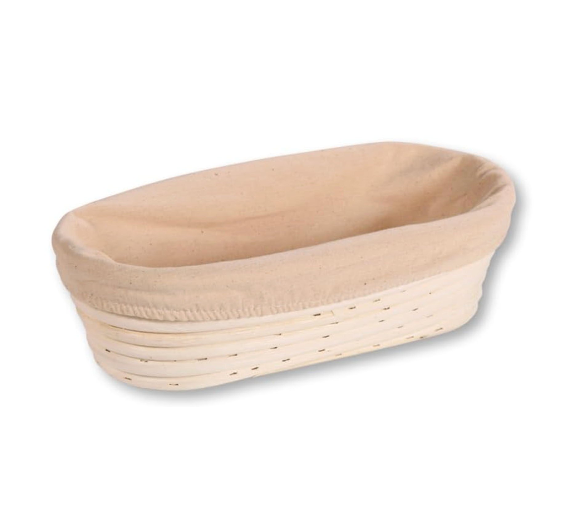 Cestino Lievitazione Rattan Rotondo/Ovale con Fodera