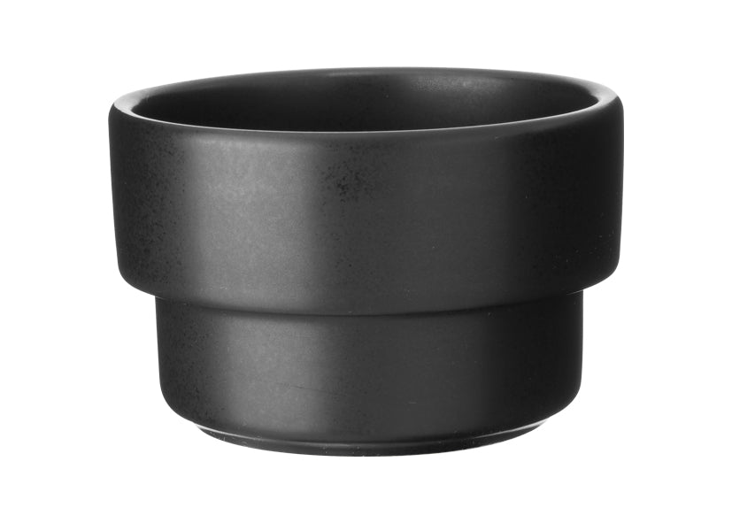 Set 6 Coppette Fonduta Ceramica - Nero