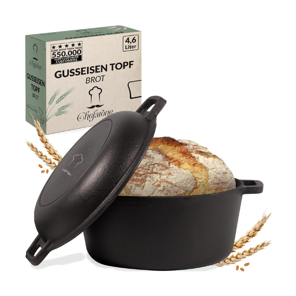 Foralco - Il FORNO OLANDESE in GHISA o Dutch Oven è ideale per la COTTURA  del PANE 🥖 ma è perfetto anche per soffriggere, cuocere al forno, bollire,  brasare, friggere o grigliare.